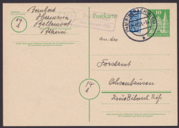 P7, Bedarf, "Landpost "Bellamont über Biberach", 26.11.51 - Postales - Usados