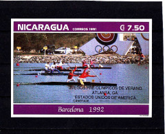 Olympics 1996 - Canoing - NICARAGUA - S/S Imp. Ovp MNH - Ete 1996: Atlanta