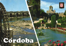 CORDOBA, ANDALUCIA, MULTIPLE VIEWS, BRIDGE, WATERMILL, GARDEN, EMBLEM, ARCHITECTURE, SPAIN, POSTCARD - Córdoba