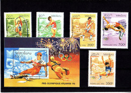 Olympics 1996 - Baseball - LAOS - S/S+Set MNH - Summer 1996: Atlanta