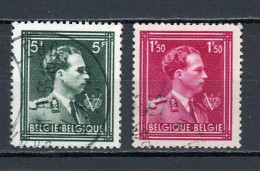 BELGIQUE:  LÉOPOLD III - N° Yvert 691+696 Obli. - Used Stamps