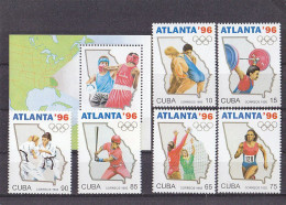 Olympics 1996 - Judo - CUBA - S/S+Set MNH - Summer 1996: Atlanta