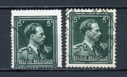 BELGIQUE:  LÉOPOLD III - N° Yvert 696+1007 Obli. - Used Stamps
