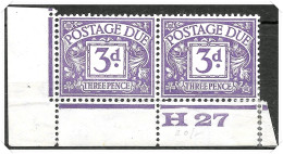 D14 1924-33 Block Cypher Watermark Postage Dues Mounted Mint Hrd2d - Strafportzegels