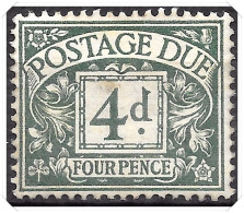 D15 1924-33 Block Cypher Watermark Postage Dues Mounted Mint Hrd2d - Tasse