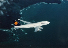 ! Moderne Ansichtskarte Lufthansa Boeing 747-400 - 1946-....: Era Moderna