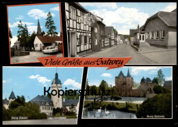 ÄLTERE POSTKARTE VIELE GRÜSSE AUS SATZVEY BURG ZIEVEL BURG SATZVEY EUSKIRCHEN Ansichtskarte AK Postcard Cpa - Euskirchen