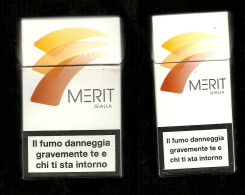 Pacchetti Di Sigarette ( Vuoti ) - Merit Gialla Da 10 E 20 Pezzi - Estuches Para Cigarrillos (vacios)