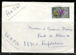 N452 - BARBADES - LETTRE DE EAGLE HALL DU 14/04/1977 POUR LA FRANCE - Barbados (1966-...)