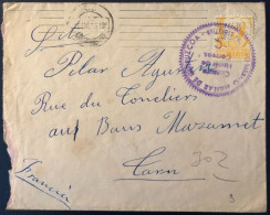 Espagne, Divers Sur Enveloppe 16.1.1939, Censure San Sebastian - 2 Photos - (B1854) - Covers & Documents