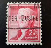 2 Cents  Jefferson Rouge/ Rose Oblitéré - Used Stamps