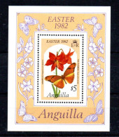 ANGUILLA - 1982 - M/S - B/F - FLEURS - FLOWERS - BLUMEN - EASTER - PAQUES - OSTERN - - Anguilla (1968-...)