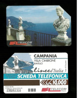 743 Golden - Linee D'italia - Campania Da Lire 10.000 - Public Advertising