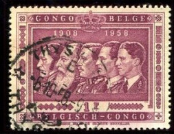 Congo Thysville Oblit. Keach 12B (B)2 Sur C.O.B. 344 Le 06/10/1958 - Used Stamps