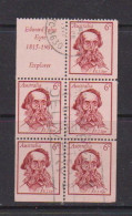 AUSTRALIA    1970        Famous  Australians    Booklet Pane    Used - Used Stamps