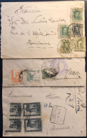 Espagne, Divers Lot De 3 Enveloppes - (B1862) - Brieven En Documenten