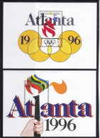 Olympics 1996 - Torch - MALDIVES - 2 S/S MNH - Summer 1996: Atlanta