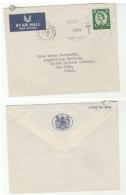 1961 GB Govt To UNITED NATIONS LIBRARY Usa Airmail Un Cover Stamps - Covers & Documents