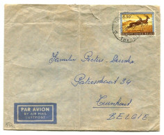Congo Thysville Oblit. Keach 12B (E)1 Sur C.O.B. 359 Sur Lettre Vers Turnhout Le 26/02/1960 - Storia Postale