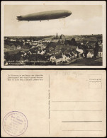 Ansichtskarte Mylau-Reichenbach (Vogtland) Luftschiff Graf Zeppelin 26.9. 1930 - Mylau