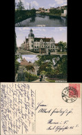 Glauchau Mehrbildkarte Mit Postamt Und Tunnel A.d. Schulstraße 1919 - Glauchau