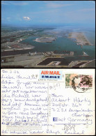 Taichung TAICHUNG HARBOR AT WUCHI Aerial View, Luftaufnahme 1987 - Taiwan