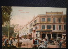 Cairo Egypt Bulak Street 1922  EDEN PALACE HOTEL  EN COULEUR Rare - Kairo