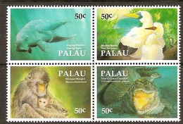 Palau 1993 Yvertn° 535-538 *** MNH Cote 9 Euro Faune Divers - Palau