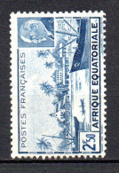 Col41 Colonies AEF Afrique équatoriale N° 91 Neuf X MH  Cote 2,00 € - Nuevos