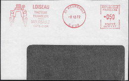 France 1972. EMA Loiseau, Tracteurs Enjambeurs, Meursault - Vins & Alcools