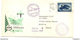 KLM AMSTERDAM - SOFIA - Poste Aérienne