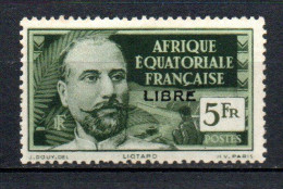 Col41 Colonies AEF Afrique équatoriale Libre N° 125 Neuf XX MNH  Cote 240,00 € - Nuevos