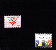 Olympics 1996 - History - CROATIA - 2v MNH - Ete 1996: Atlanta