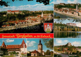 72791744 Burghausen Salzach Stadtpanorama Woehrsee Uhrturm Beorgstor Burghausen - Burghausen