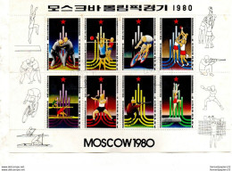 Timbres Planche Moscow 1980 - Verano 1980: Moscu