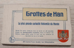 Carnet De Cartes Complet - Belgique - Les Grottes De Han - La Plus Grande Curiosité  - Cartes Postales Anciennes - Andere & Zonder Classificatie