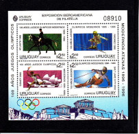 Olympics 1996 - Equestrian - URUGUAY - S/S MNH - Ete 1996: Atlanta