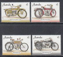 2018 Australia Motorcycles Motorbikes Complete Set Of 4 MNH @ Below Face Value - Mint Stamps