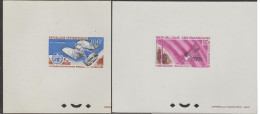 CENTRAFRICAINE  1965-1966  EPREUVE  SPACE   **MNH    Rèf   3921 N+3921 M - Klima & Meteorologie