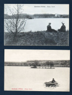 Arlon.  Environs D'Arlon. Etang Tesch. Lot De 2 Cartes. - Arlon