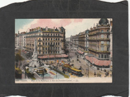 127246          Francia,   Place  De La  Republique  Et  Rue  Du  President-Carnot,   VGSB   1914 - Lyon 3