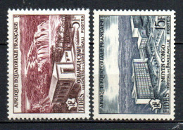 Col41 Colonies AEF Afrique équatoriale N° 232 & 234 Neuf X MH Cote 1,75 € - Unused Stamps