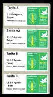 ESPAGNE 2023 ATM ** 4 Tarifs - Machine Labels [ATM]