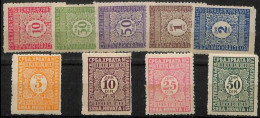 1921 1st POSTAGE DUE COMPLETE SET With No Hinge Superb  MNH. 1848 - Unused Stamps