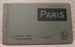 Carnet De Cartes Complet - France - Paris - 12 Cartes Vues Détachables - 2è Série - Cartes Postales Anciennes - Autres & Non Classés