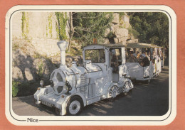 NICE - ALPES MARITIMES - LE PETIT TRAIN - ECRITE - Traffico Stradale – Automobili, Autobus, Tram