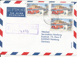 Mauritius Registered Air Mail Cover Sent To Germany 12-10-1998 - Maurice (1968-...)