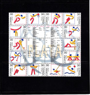 Olympics 1996 - Tennis - Basketball - SPAIN - Sheet MNH - Ete 1996: Atlanta