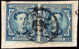 Murcia - Edi O 175(2) - Fragmento Mat Fech. Tp. II "Lorca" - Used Stamps