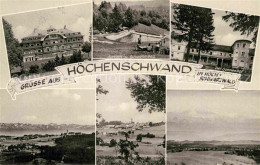 72789283 Hoechenschwand Kurhaus Schwimmbad Sonnenhof Landschaftspanorama Alpen H - Hoechenschwand